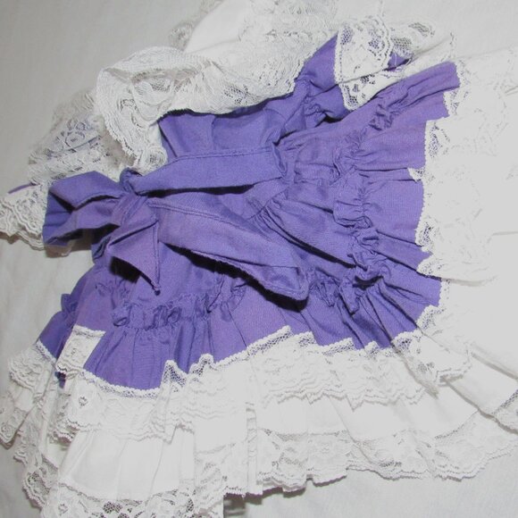 Vintage Dolls & Darlings Ruffles Lace Full Circle Party Pageant Dress 6 Months - Picture 4 of 5